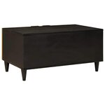 vidaXL Table basse Noir et or 80 x 50 x 40 cm