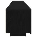 vidaXL Ensemble meuble TV Montage mural 2 Pièces Noir 200 x 35 x 40 cm