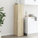 vidaXL Armoire d'apothicaire Chêne Sonoma 30x41x144 5 cm Bois d'ingénierie