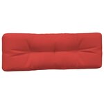 vidaXL Coussins de palette lot de 5 rouge tissu