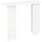 vidaXL Table console Blanc 100 x 39 5 x 75 cm Bois d'ingénierie