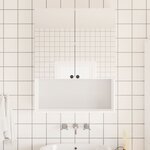 vidaXL Films de miroir 2 Pièces auto-adhésive 90x150 cm PET