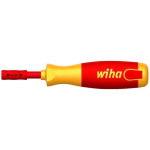 Wiha tournevis avec 6 porte-embouts électrique à fente liftup