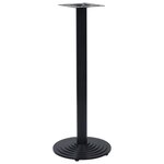 vidaXL Pied de table de bistro noir Ø43x107 cm fonte