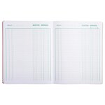 Piqûre 220x170 Recettes-dépenses 80 Pages - Couleurs Assorties - X 10 - Le Dauphin