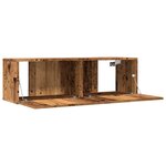 vidaXL Meubles TV muraux 2 Pièces vieux bois 100x30x30 cm