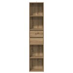 vidaXL Bibliothèque chêne artisanal 36x30x171 cm bois d'ingénierie