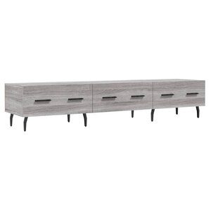 vidaXL Meuble TV sonoma gris 150x36x30 cm bois d'ingénierie