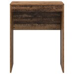 vidaXL Bureau d'écriture rustique Bois ancien Bois d'ingénierie