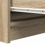 vidaXL Buffet chêne sonoma 37 5x35x76 cm bois d'ingénierie