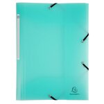 Chemise À Élastiques 3 Rabats Polypropylène Chromaline Pastel - A4 - Vert Pastel - X 25 - Exacompta