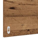 vidaXL Ensemble de mobilier de salle de bain 3 Pièces Bois ancien