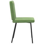 vidaXL Chaises à manger lot de 2 Vert clair Velours
