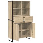 vidaXL Buffet 2 Pièces Sonoma 81 x 36 x 150.5 cm Bois d'ingénierie