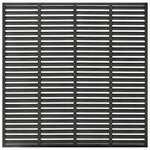 vidaXL Clôture à persiennes WPC 180x180 cm gris foncé
