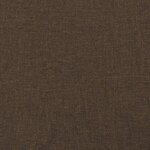 vidaXL Cadre de lit à ressorts marron foncé 200x200 cm tissu