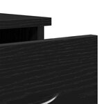 vidaXL Armoire murale chêne noir 88x26x18 5 cm bois d'ingénierie