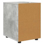 vidaXL Armoire de rangement Gris béton 40 x 48 x 57 cm