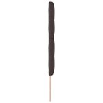 Tête de lit capitonnée marron foncé 180 cm en tissu