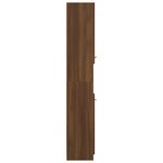 vidaXL Armoire de bain Chêne marron 32x34x188 5 cm Bois d'ingénierie