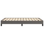 vidaXL Cadre de lit sans matelas gris 120x200 cm similicuir