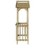 vidaXL Abri BBQ 133 5x63x200 cm en pin traité