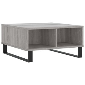 vidaXL Table basse sonoma gris 60x60x30 cm bois d'ingénierie