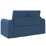 vidaXL Canapé-lit 2-en-1 Bleu 148x71x83 cm Tissu