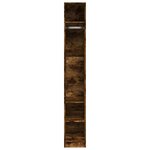 vidaXL Garde-robe chêne fumé 30x50x200 cm bois d'ingénierie