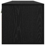 vidaXL Meuble mural Chêne noir 100 x 36.5 x 35 cm Bois d'ingénierie
