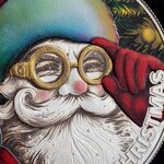 Pièce de monnaie en Argent 500 Francs g 15.57 (1/2 oz) Millésime 2025 SANTA CLAUS