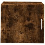 vidaXL Armoire murale chêne fumé 45x42 5x40 cm bois d'ingénierie