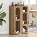 vidaXL Buffet Chêne artisanal 59 x 35 x 100 5 cm Bois d'ingénierie