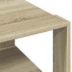 vidaXL Table basse chêne sonoma 51 5x51 5x30 cm bois d'ingénierie