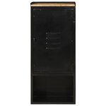 vidaXL Armoire de salle de bain 40x27x90 cm fer et bois de manguier
