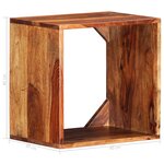 Vidaxl table d'appoint 40x30x40 cm bois solide