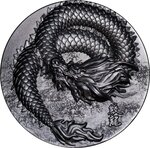 SCALED DRAGON 9 Dragons Series Winter Version 5 Once Argent Monnaie 18888 Francs Chad 2024