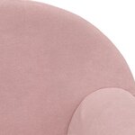 vidaXL Canapé-lit pour enfants rose peluche douce
