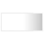 Miroir à led de bain 90 x 8 5 x 37 cm acrylique blanc brillant 02_0006978