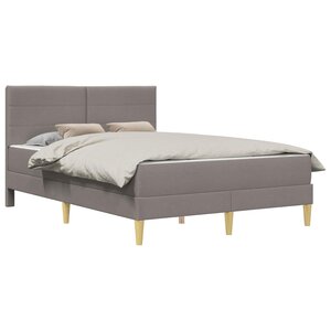 vidaXL Cadre de lit 140 x 200 cm Taupe