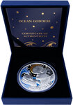 Monnaie OCEAN GODDESS Guardians of the Tides 2 Oz Argent 5$ Samoa 2027 (PRÉCOMMANDE)