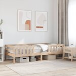 vidaXL Cadre de lit sans matelas 90x190 cm bois de pin massif