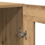 vidaXL Highboard Artisan Oak 69 5 x 34 x 180 cm Bois d'ingénierie