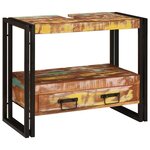 vidaXL Armoire de coiffeuse Multicolore Bois Recyclé Solide