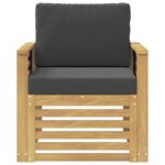 vidaXL Ensemble de canapés d'extérieur Polyester Blanc
