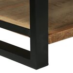 vidaXL Coffre de rangement 80x35x45 cm Bois de manguier brut