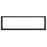 vidaXL Étagères murales cube 4 Pièces chêne noir 100x15x30 cm bois