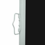 vidaXL Auvent latéral rétractable de patio 100x500 cm Noir