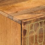 vidaXL Table de chevet 50x33x62 cm Bois de manguier solide