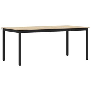 vidaXL Table de salle à manger / Table de repas Bois d'ingénierie